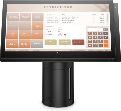 HP Engage One 145 i5-7300U 2.6 GHz All-in-One 35.6 cm (14") 1920 x 1080 pixels Touchscreen Black