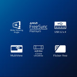 Philips E Line 346E2CUAE/00 computer monitor 86.4 cm (34") 3440 x 1440 pixels Wide Quad HD+ LCD Black