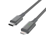 Belkin Smart LED USB-C to Lightning Grey