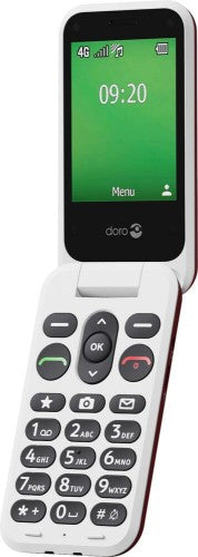 Doro Leva E22 7.11 cm (2.8") 127.8 g Red, White Feature phone