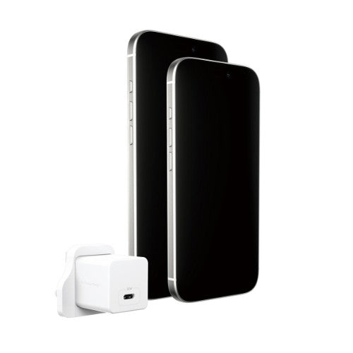 PanzerGlass empower™ by ® Turbo 30W Charger Single USB-C | UK Plug | Silver White