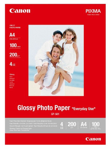 Canon GP-501 Glossy Photo Paper A4 - 100 Sheets