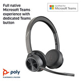 HP Poly Voyager 4320 Microsoft Teams Certified USB-A Headset +BT700 dongle