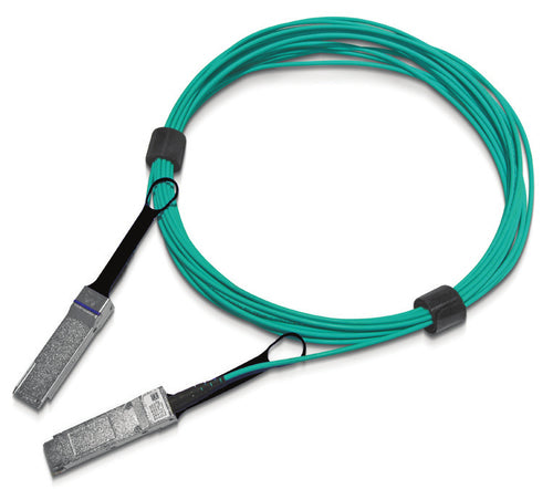 Nvidia 980-9I45J-00H010 InfiniBand/fibre optic cable 10 m QSFP56 Aqua colour  - Computer Cables - Nvidia