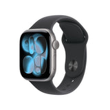 Apple Watch Series 11 GPS 42mm Space Grey Aluminium Case with Black Sport Band - S/M