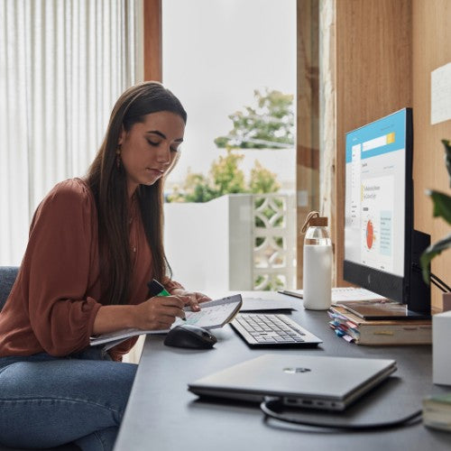 HP ProOne 440 G9 Intel® Core™ i7 i7-13700T 60.5 cm (23.8") 1920 x 1080 pixels All-in-One PC 16 GB DDR4-SDRAM 512 GB SSD Windows 11 Pro Wi-Fi 6E (802.11ax) Black