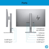 HP OmniStudio X 27-cs0000na Intel Core Ultra 7 155H 68.6 cm (27") 3840 x 2160 pixels All-in-One PC 32 GB DDR5-SDRAM 2 TB SSD Windows 11 Home Wi-Fi 7 (802.11be) AI PC Silver