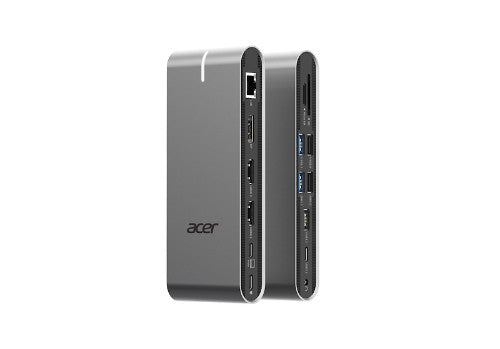 Acer HP.DSCAB.022 laptop dock/port replicator Wired USB 3.2 Gen 1 (3.1 Gen 1) Type-C Silver