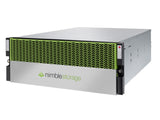 HPE Nimble Storage SF300 2x16Gb FC 21x10TB HDD 3x3.84TB & 3x1.92TB Flash disk array 210 TB Rack (4U)