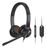 Creative Labs Chat USB Headset Wired Head-band Office/Call center USB Type-C Black
