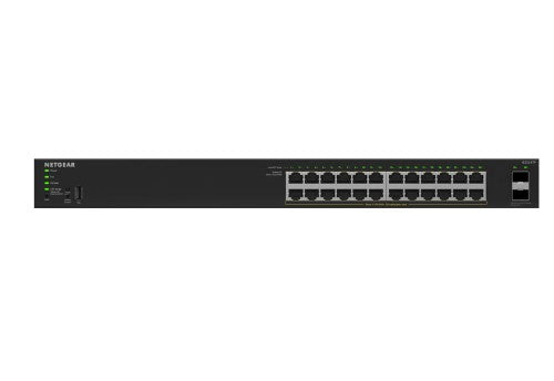 NETGEAR GS324TPv2 Managed L2/L3 Gigabit Ethernet (10/100/1000) Power over Ethernet (PoE) 1U Black