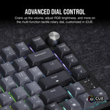 Corsair K65 PLUS WIRELESS keyboard Gaming RF Wireless UK English Black, Grey