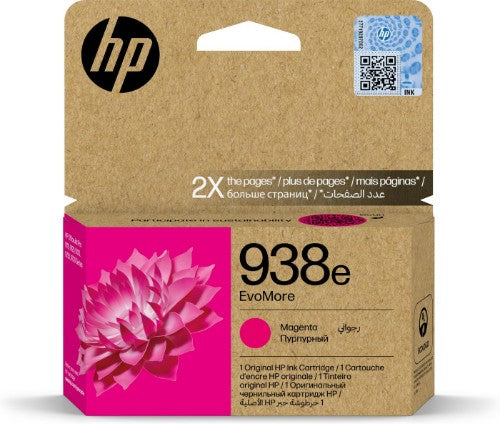HP 4S6Y0PE/938E Printhead cartridge magenta Evomore, 1.65K pages ISO/IEC 19752 for HP OJ Pro 9100/e