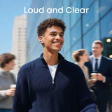 Soundcore C50i Wireless Open-Ear Clip-On Earbuds with Adaptive Comfort, white