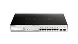 D-Link 10-Port Gigabit PoE+ Smart Managed Switch including 2 SFP Ports