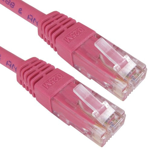 Cables Direct ERT-601.5P networking cable Pink 1.5 m Cat6 U/UTP (UTP)