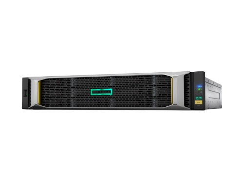 HPE MSA 2050 disk array 7.2 TB Rack (2U) Black, Stainless steel