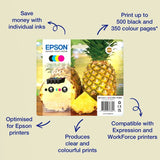 Epson C13T10G64010/604 Ink cartridge multi pack Bk,C,M,Y 150pg + 3x130pg Pack=4 for Epson XP-2200