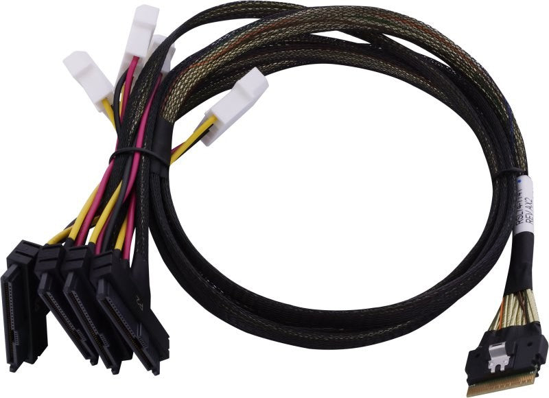 Microchip Technology 2305600-R Serial Attached SCSI (SAS) cable 0.8 m Black, Multicolour  - Computer Cables - Microchip Technology