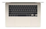 Apple MacBook Air Apple M M4 Laptop 38.9 cm (15.3") 16 GB 512 GB SSD Wi-Fi 6E (802.11ax) macOS Sequoia Beige