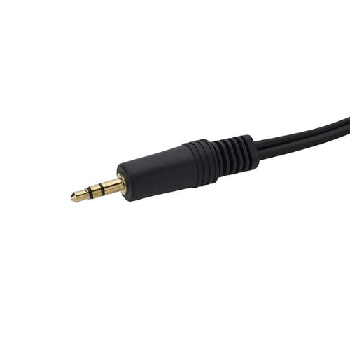 connektgear 2m 3.5mm Stereo to 2 x RCA/Phono Audio Cable - Male to Male - Gold Connectors