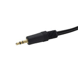 connektgear 2m 3.5mm Stereo to 2 x RCA/Phono Audio Cable - Male to Male - Gold Connectors