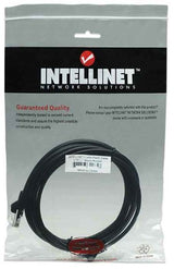 Intellinet Network Patch Cable, Cat5e, 5m, Black, CCA, U/UTP, PVC, RJ45, Gold Plated Contacts, Snagless, Booted, Lifetime Warranty