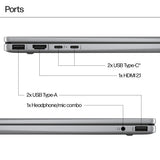 HP ENVY x360 14-fc0001na Intel Core Ultra 7 155U Hybrid (2-in-1) 35.6 cm (14") Touchscreen 3K 16 GB LPDDR5-SDRAM 512 GB SSD Wi-Fi 6E (802.11ax) Windows 11 Home AI PC Silver