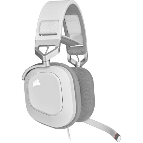 Corsair HS80 RGB USB Headset Wired Handheld Gaming White