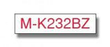 Brother MK-232BZ DirectLabel red on white 12mm x 8m for Brother P-Touch M 9-12mm
