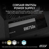 Corsair RM750e power supply unit 750 W 24-pin ATX ATX Black