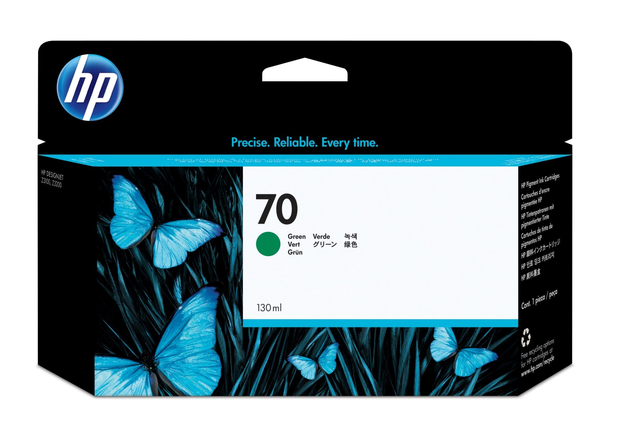 HP C9457A/70 Ink cartridge green 130ml for HP DesignJet Z 3100/3200  - Printers & Scanners - HP