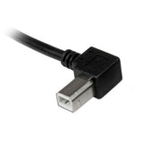StarTech.com 3m USB 2.0 A to Left Angle B Cable - M/M