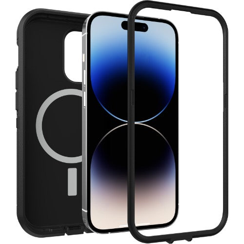 OtterBox Defender XT Case for iPhone 14 Pro with MagSafe, Shockproof, Drop proof, Ultra-Rugged, Protective Case, 5x Tested to Military Standard, Black