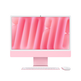 Apple iMac 24-inch with Retina 4.5K display: M4 chip with 10‑core CPU and 10‑core GPU, 16GB, 256GB SSD - Pink