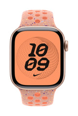 Apple MGAU4ZM/A smart wearable accessory Band Pink Aluminium, Fluoroelastomer