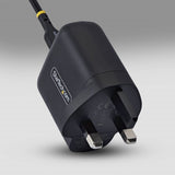 StarTech.com 65W USB-C Laptop Charger, GaN Charger with Power Adapter Brick for Dell, XPS, HP ProBook, MacBook Pro, Microsoft Surface Pro, Black