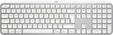 Logitech MX Keys S for Mac keyboard Office RF Wireless + Bluetooth QWERTY UK English Aluminium, White