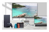 Manhattan 4K@60Hz 3-Port HDMI Switch, Switches Between Three HDMI Inputs on One HDMI Output (3x1), 18G, Automatic and Manual Switching, IR Remote Control, Black