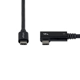 StarTech.com 2.6ft (80cm) Right Angle Thunderbolt 5 Cable, 80Gbps/Up to 120Gbps, 240W PD, 8K 60Hz, Certified Thunderbolt Cable, Compatible w/Thunderbolt 4/USB4/USB-C