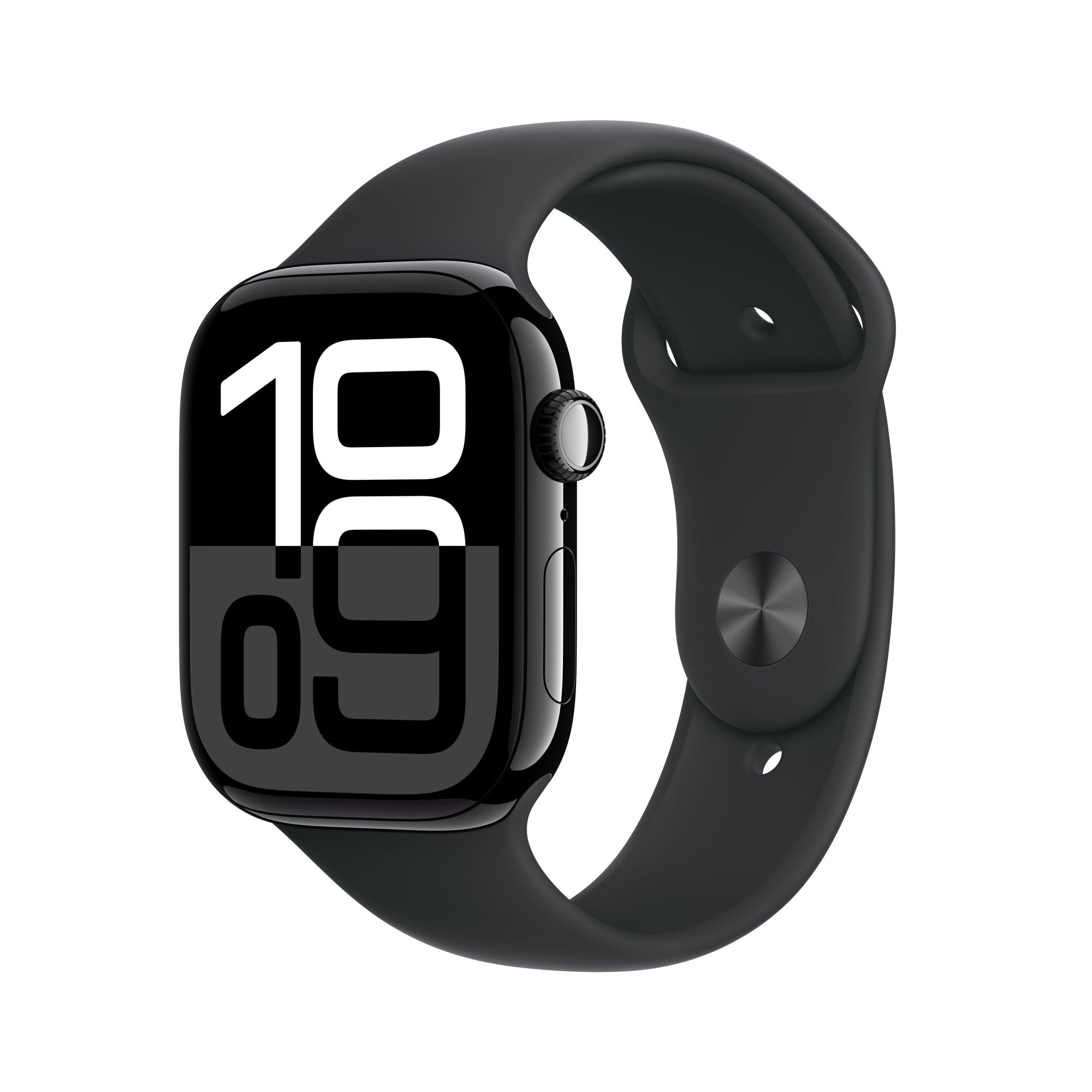 Watch Series 10 GPS 46mm Jet Black Aluminium Case with Black Sport Band - M/L