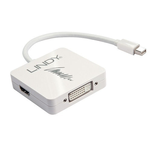 Lindy Mini DisplayPort 1.2 to DisplayPort 1.2, HDMI 1.4 and DVI Converter