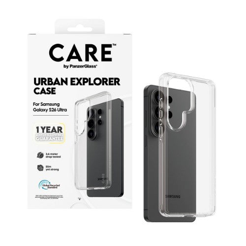 PanzerGlass CARE™ by ® Urban Explorer Case Transparent Samsung Galaxy S26 Ultra