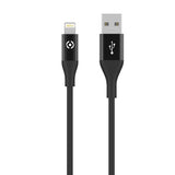 Celly USBLIGHTCOLORBK lightning cable 1 m Black