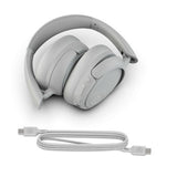 JLab Lux ANC Headset Wireless Head-band Music Bluetooth White