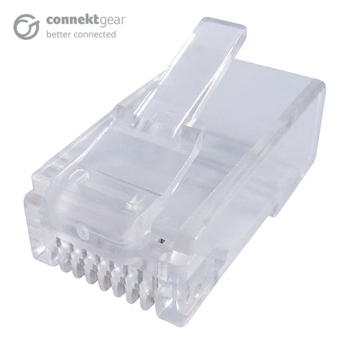 connektgear RJ45 CAT6 Crimp End Plugs - Pack of 10  - Computer Cables - connektgear