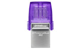Kingston Technology DataTraveler 256GB microDuo 3C 200MB/s dual USB-A + USB-C