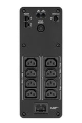 APC Back-UPS Pro, 1200VA/720W, Tower, 230V, 8x IEC C13 outlets, Sine Wave, AVR, USB Type A + C ports, LCD, User Replaceable Battery