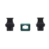 StarTech.com MPOSMAPCAQCOUPLER fibre optic adapter MPO/MTP 1 pc(s) Aqua colour, Black