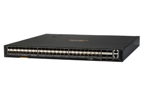HPE Aruba Networking CX 8320 48p 10G SFP/SFP+ 6p 40G QSFP+ X472 5 Fans 2 PS Switch Bundle Managed L3 1U Black